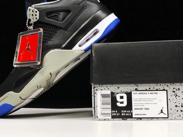 Rep MAX Retro Jordan 4 Air Alternate Motorsports 308497-006 0629